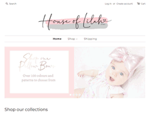 Tablet Screenshot of houseoflilah.com